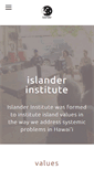 Mobile Screenshot of islanderinstitute.com